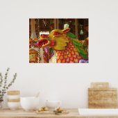 Merry-go-round Dragon Poster (Keuken)