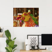 Merry-go-round Dragon Poster (Thuiskantoor)