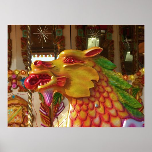Merry-go-round Dragon Poster (Voorkant)