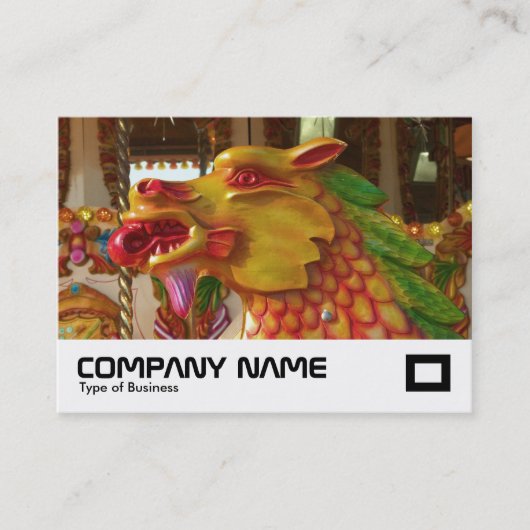 Merry-go-round Dragon Visitekaartje (Voorkant)