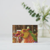 Merry-go-round Dragon Visitekaartje (Staand voorkant)