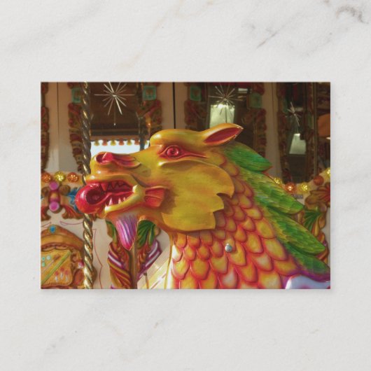 Merry-go-round Dragon Visitekaartje (Voorkant)