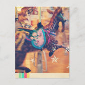 Merry Go Round Goat Feestdagenkaart (Voorkant)