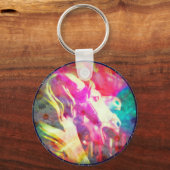 Merry Go Round Horse Digital Art Sleutelhanger (Voorkant)