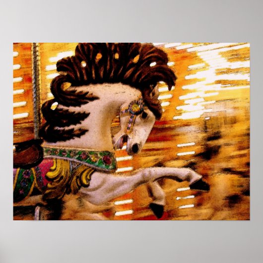 Merry-Go-Round Horse Poster (Voorkant)