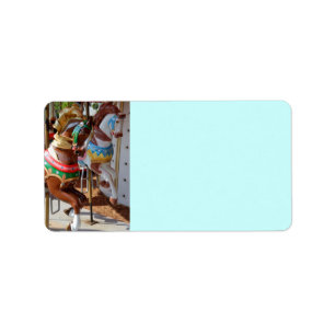 Merry-Go-Round Horses Etiket