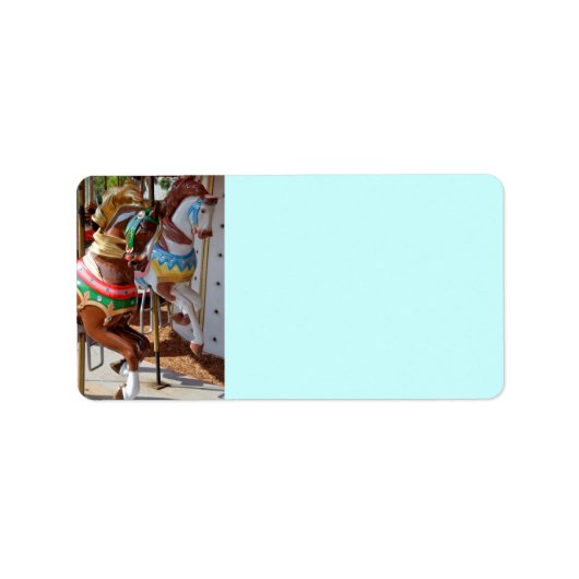 Merry-Go-Round Horses Etiket (Voorkant)