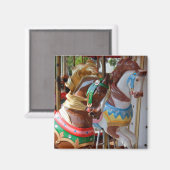 Merry-Go-Round Horses Magneet (Voorkant / Achterkant)