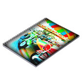 Merry Go Round-motorfietsen bij het carnaval Notitieboek (Linkerzijde)