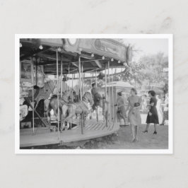 Merry-Go-Round-On Midway Briefkaart