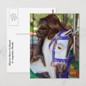 Merry-Go-Round-paard Briefkaart (Voorkant / Achterkant)