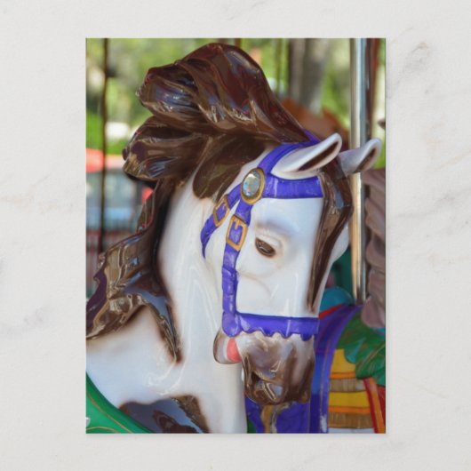 Merry-Go-Round-paard Briefkaart (Voorkant)