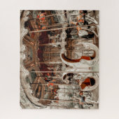 Merry-Go-Round Sacred Heart Montmartre Paris Legpuzzel (Verticaal)