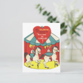 Merry Go Round Valentijn Feestdagenkaart (Staand voorkant)