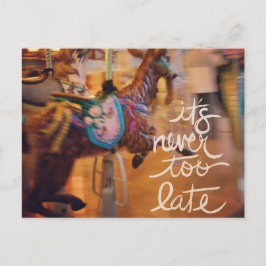 Merry Goat Het is nooit te laat Feestdagenkaart