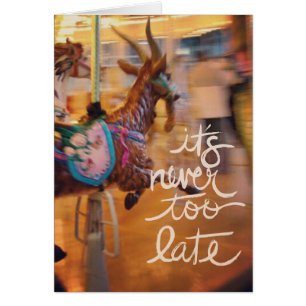 Merry Goat Het is nooit te laat, inspirerend