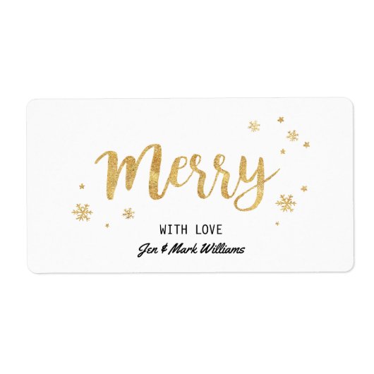 Merry (Gold) Etiket (Voorkant)