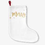 Merry (Gold) Kleine Kerstsok (Voorkant)