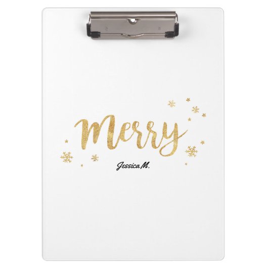 Merry (Gold) Klembord (Voorkant)