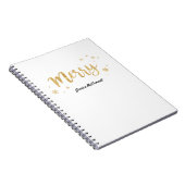 Merry (Gold) Notitieboek (Rechterzijde)
