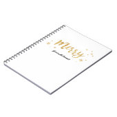 Merry (Gold) Notitieboek (Linkerzijde)