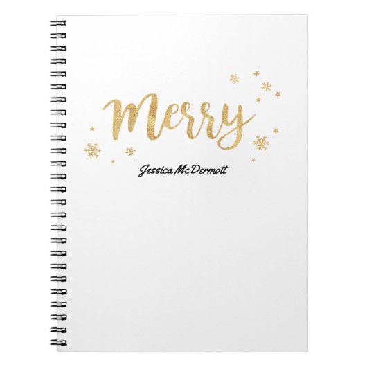 Merry (Gold) Notitieboek (Voorkant)