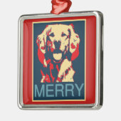 Merry Golden Silver Ornament (Links)