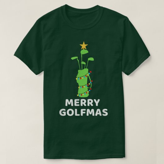 Merry Golfmas Golf Club Kerstmis Funny Golfi T-shirt (Design voorkant)