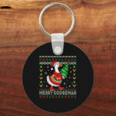 Merry Goosemas Christmas Funny Family Ugly Xmas Me Sleutelhanger (Voorkant)