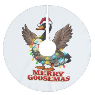 Merry Goosemas Grappige Kerstgans Xmas Kerstboom Rok
