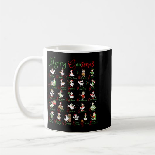 Merry Goosmas Christmas Silly Goose A To Z Cute De Koffiemok (Links)