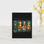 Merry Goosmas - Just A Jolly Goose - Christmas Goo Kaart (Gele Bloem)