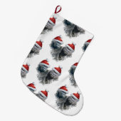 Merry Gorilla Christmas Grote Kerstsok (Voorkant (Hangend))