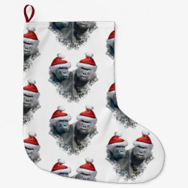 Merry Gorilla Christmas Grote Kerstsok