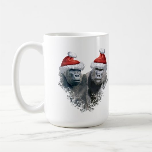 Merry Gorilla Christmas Koffiemok (Links)