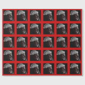 Merry Gory Halloween Zombie Kerstkerstkerstkerstke Cadeaupapier (Vlak)