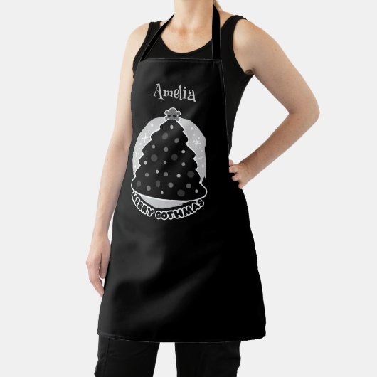 Merry Gothmas gepersonaliseerd Schort (Insitu)