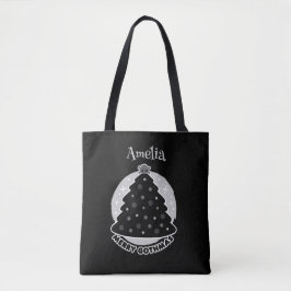Merry Gothmas gepersonaliseerd Tote Bag