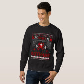 Merry Gothmas Goth Christmas Ugly Sweater Spider (Voorkant volledig)