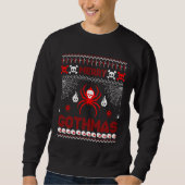 Merry Gothmas Goth Christmas Ugly Sweater Spider (Voorkant)