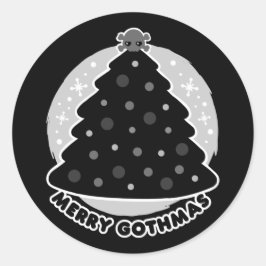 Merry Gothmas Ronde Sticker