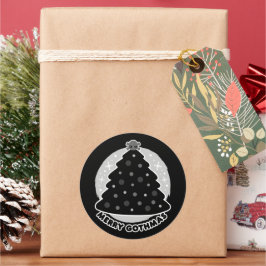 Merry Gothmas Ronde Sticker