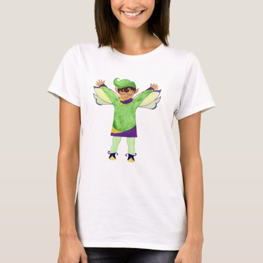 Merry Green Elf T-shirt (Voorkant)
