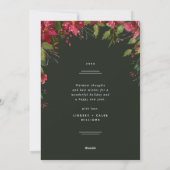 Merry Greenery Foto Feestdagenkaart (Achterkant)