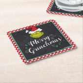 Merry Grinchmas | Grinch Holiday Party Kartonnen Onderzetters (Schuin)