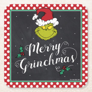 Merry Grinchmas   Grinch Holiday Party Kartonnen Onderzetters