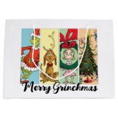 Merry Grinchmas Holiday Collage Groot Cadeauzakje (Voorkant)