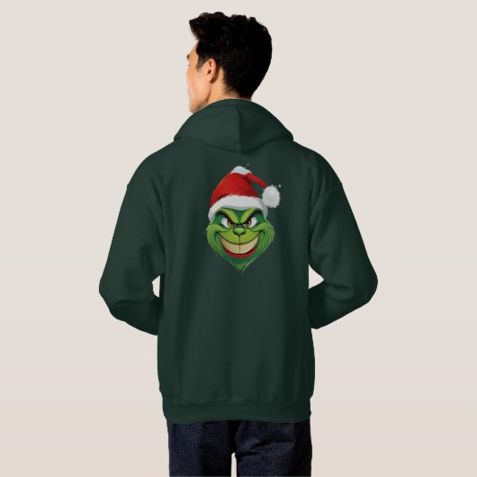 "Merry Grinchmas" Hoodie (Achterkant volledig)
