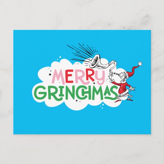 Merry Grinchmas Mister Grinch Briefkaart (Voorkant)