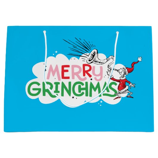 Merry Grinchmas Mister Grinch Groot Cadeauzakje (Voorkant)
